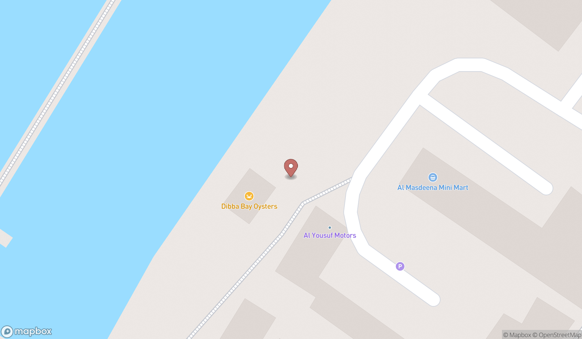 Map showing the ranked fishing ports in Dubai, Dubai