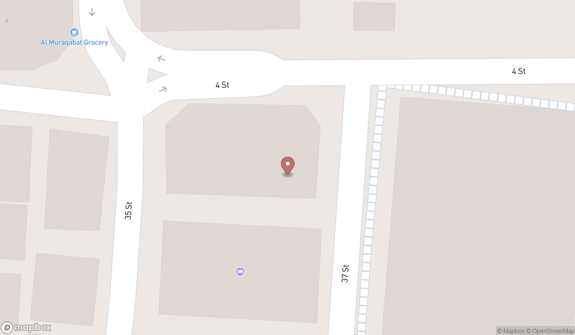 Map showing the ranked friends churches in Dubai, Dubai