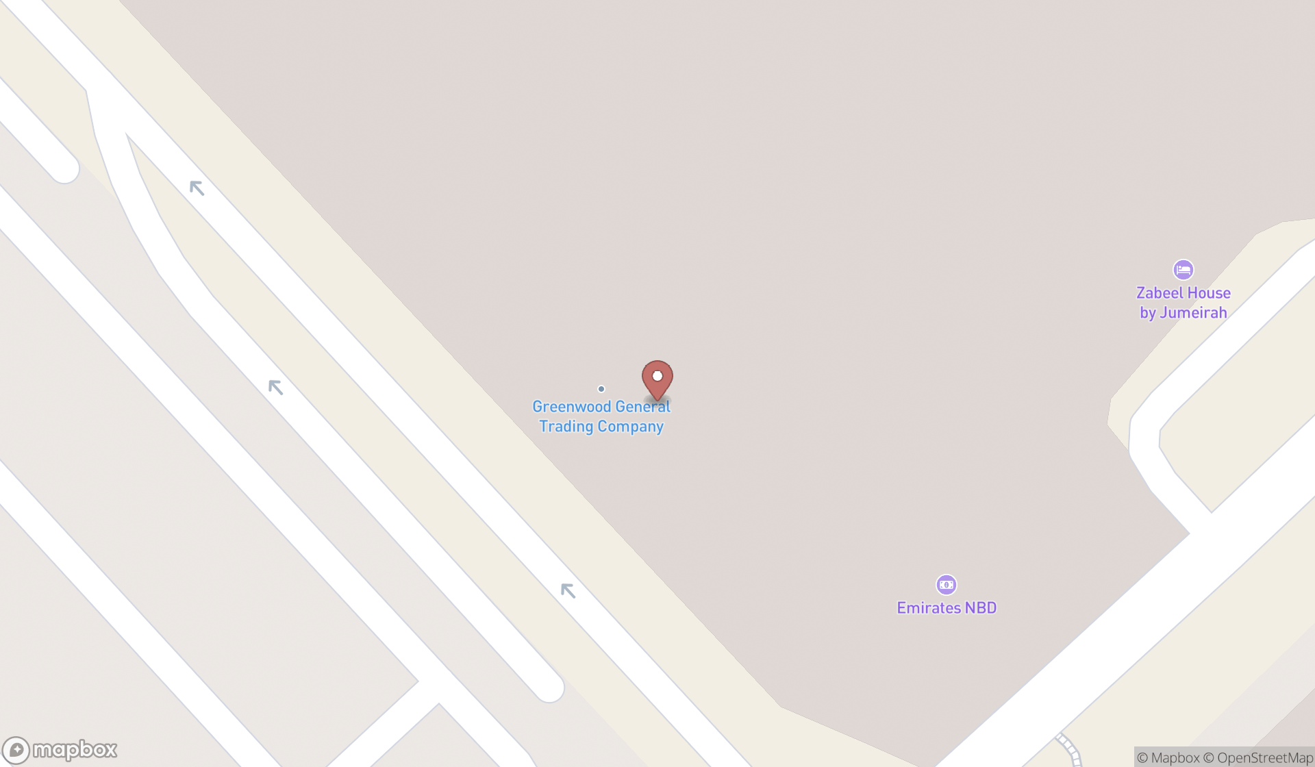 Map showing the ranked marine brokers in Dubai, Dubai