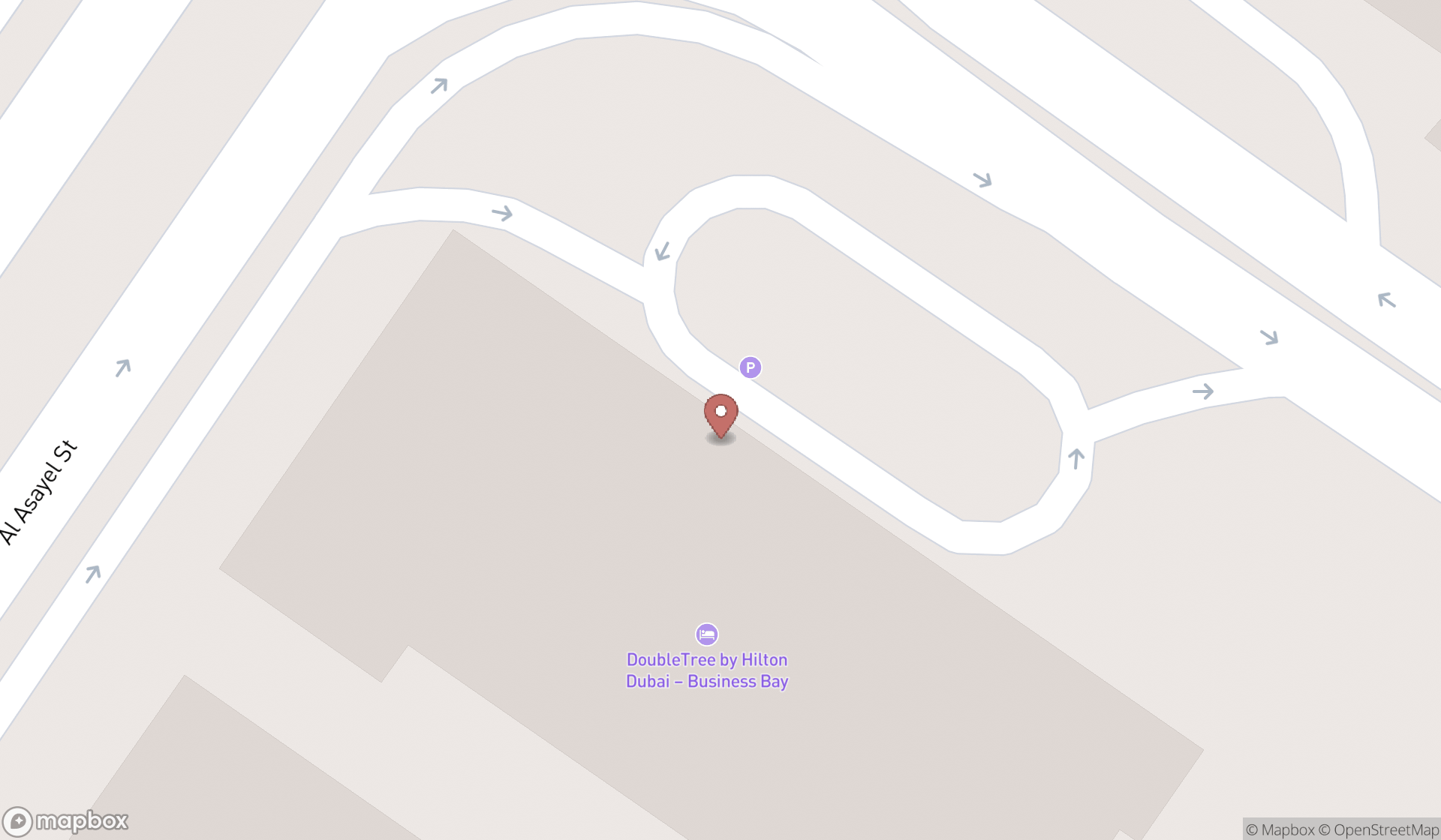 Map showing the ranked parsi restaurants in Dubai, Dubai
