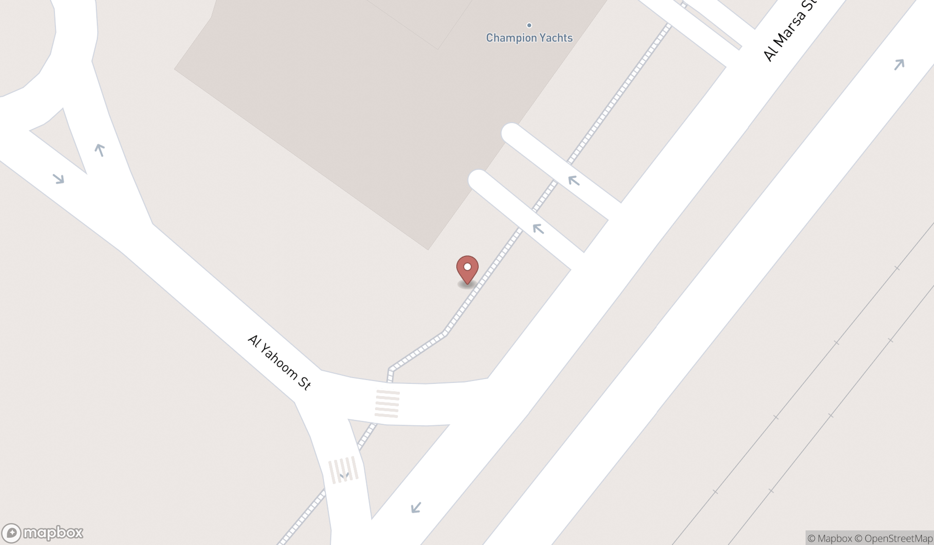 Map showing the ranked property surveyors in Dubai, Dubai