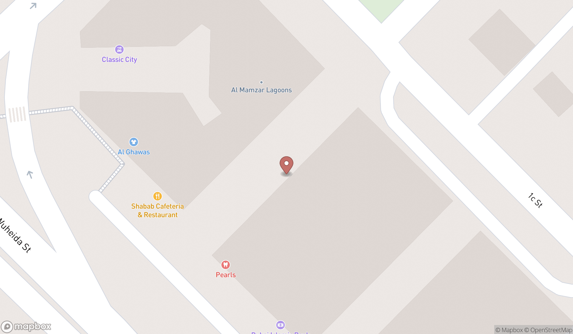 Map showing the ranked sacems in Dubai, Dubai