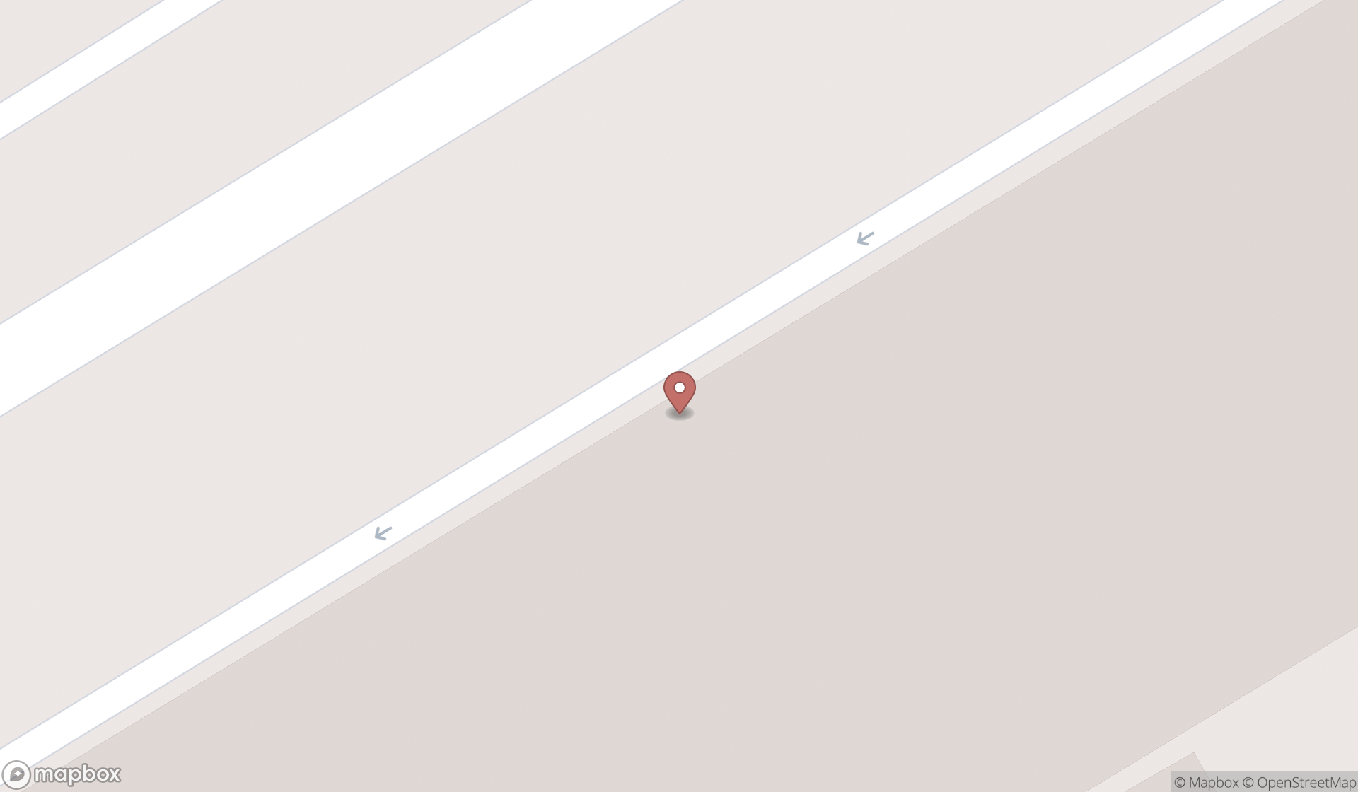 Map showing the search results in Dubai