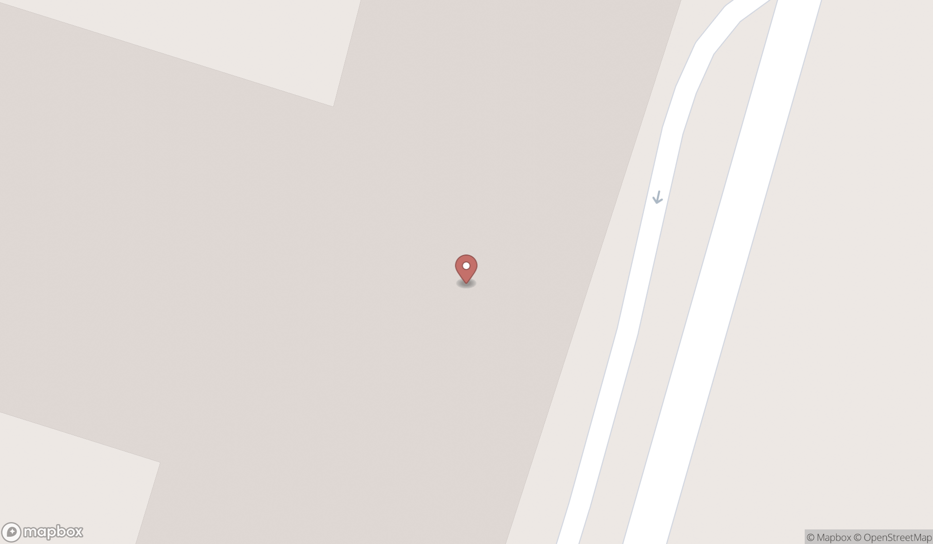 Map showing the search results in Dubai