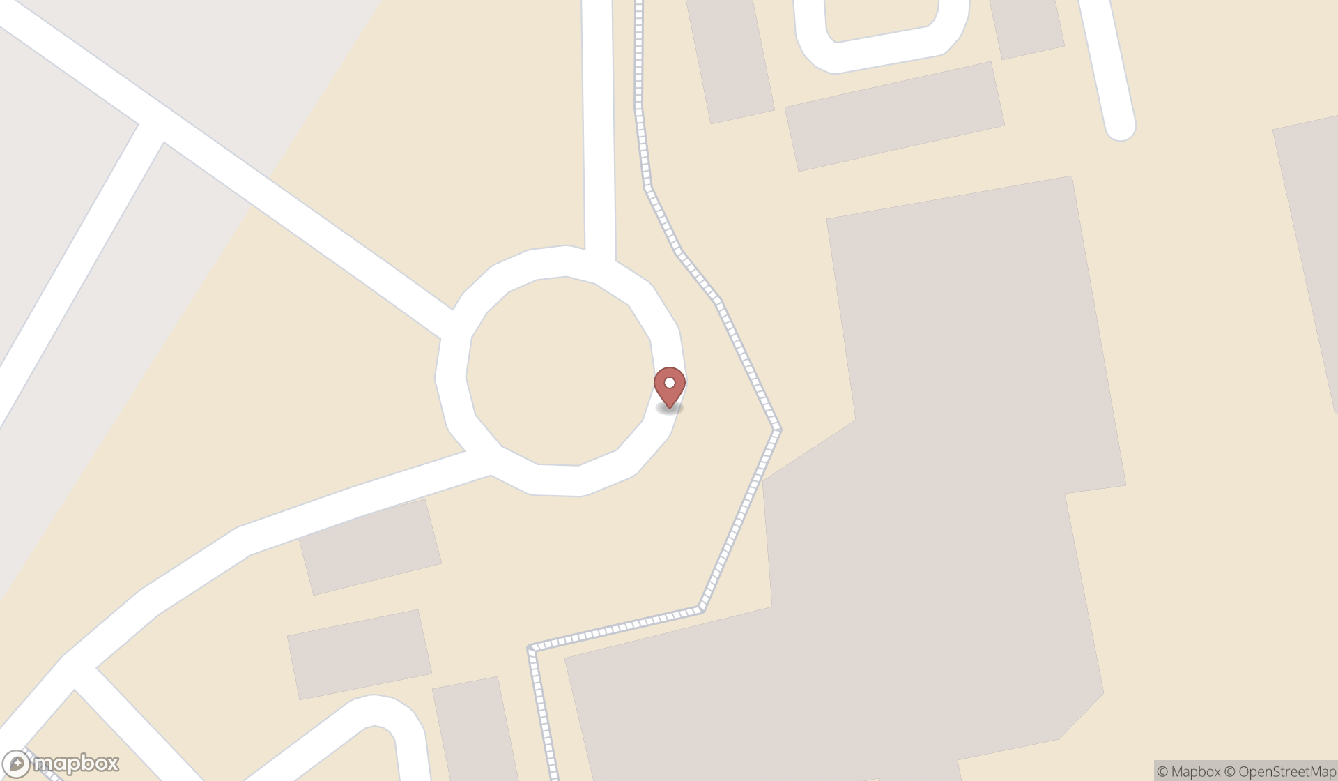 Map showing the search results in Dubai