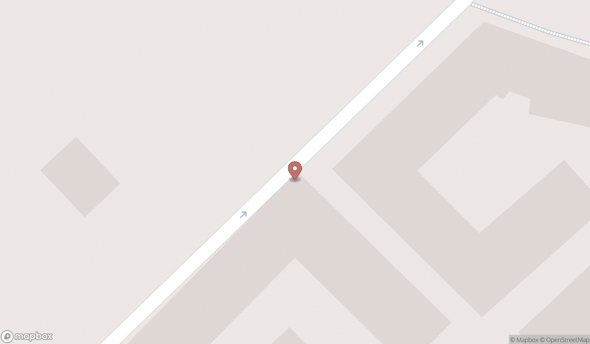 Map showing the search results in Dubai