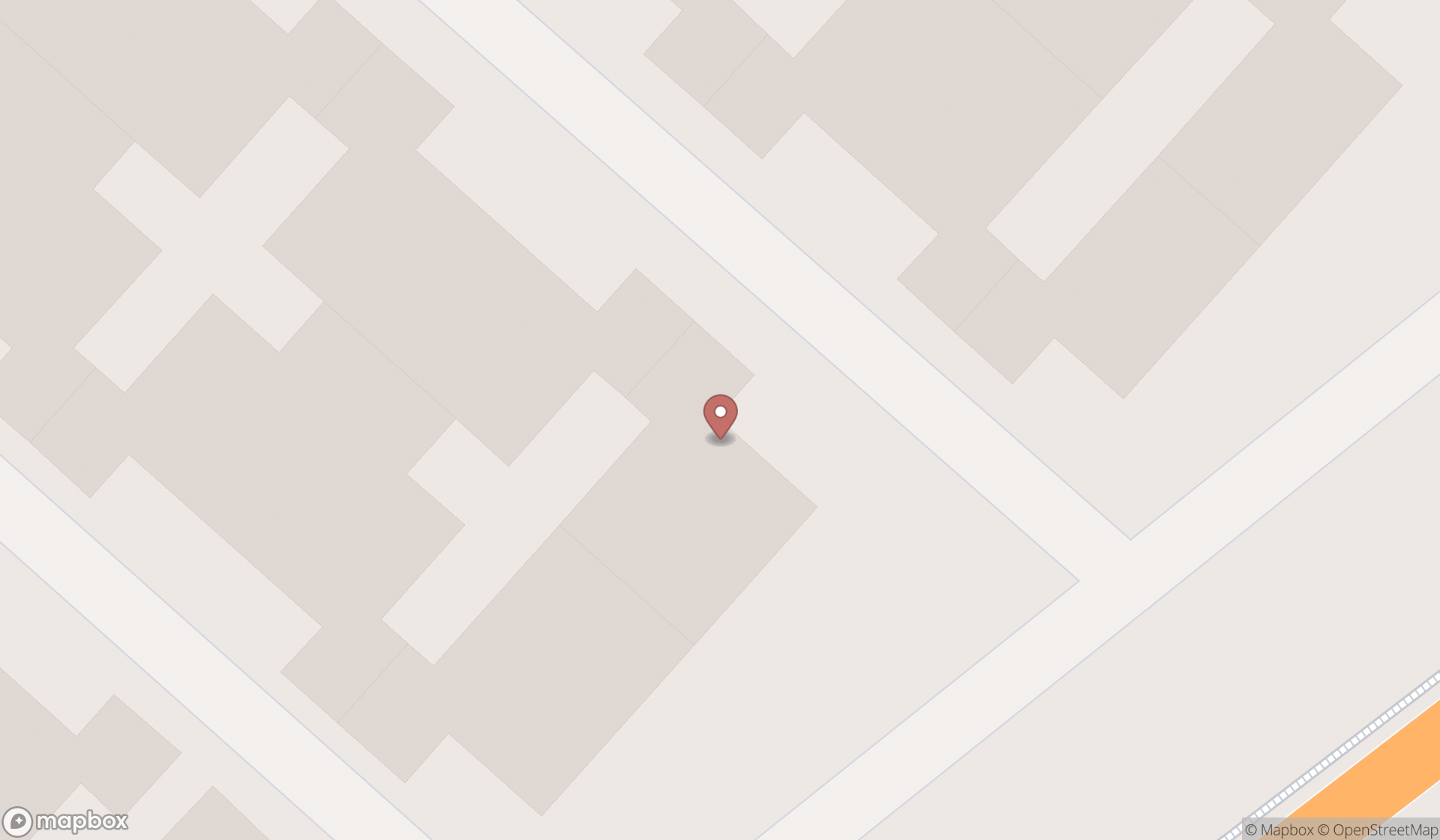 Map showing the search results in Dubai