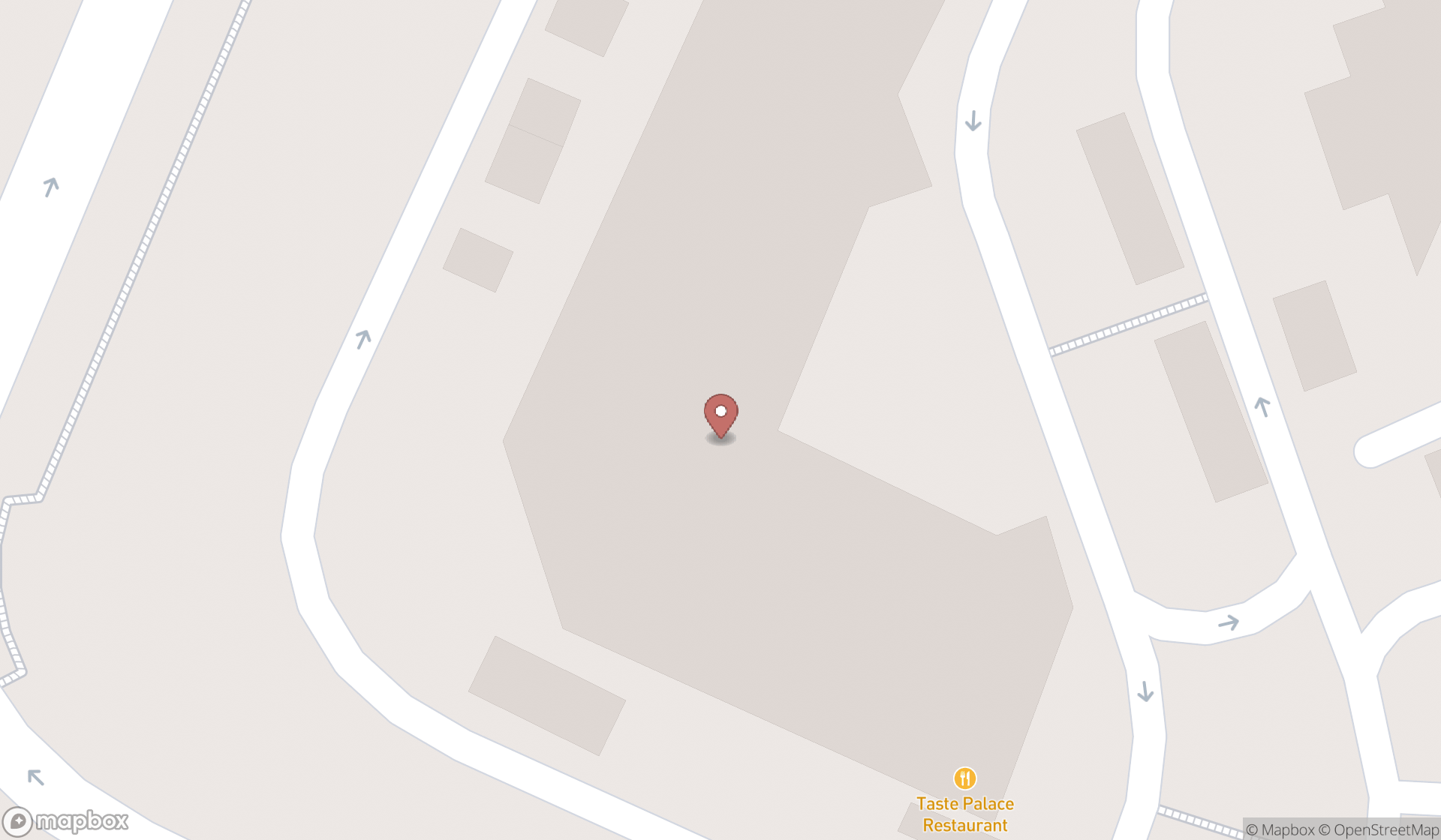 Map showing the search results in Dubai