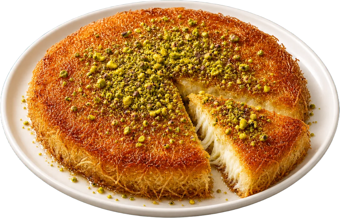 Illustration of kunafa